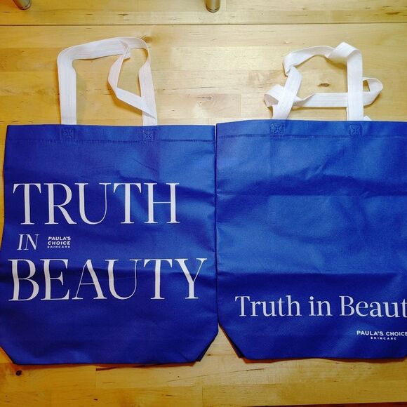Paula's Choice tote bags Lot of 2 NWT - Picture 1 of 1
